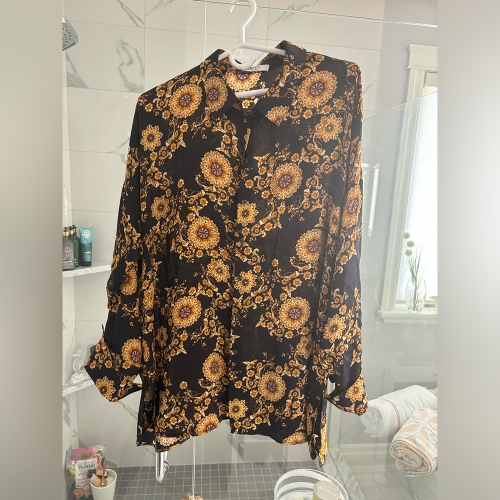 Weill baroque vercase style women’s shirt extra large authentic